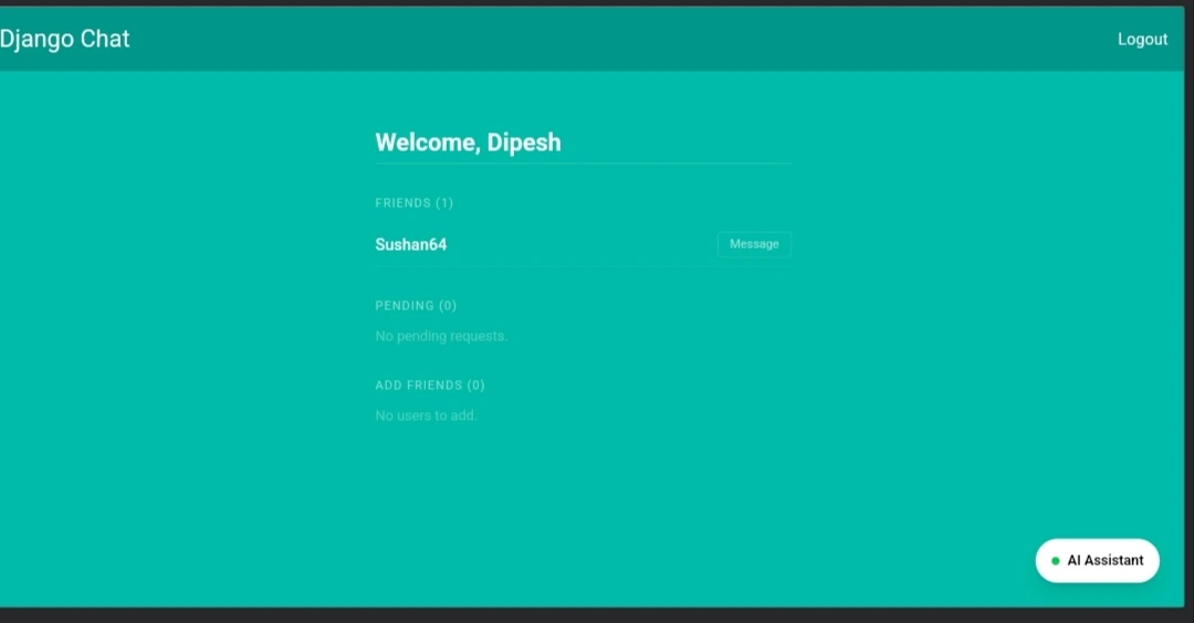 Django Chat — An AI-Powered Chating App